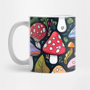 colorful mushrooms Mug